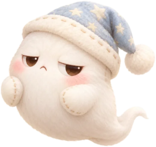 まくらのおばけの絵